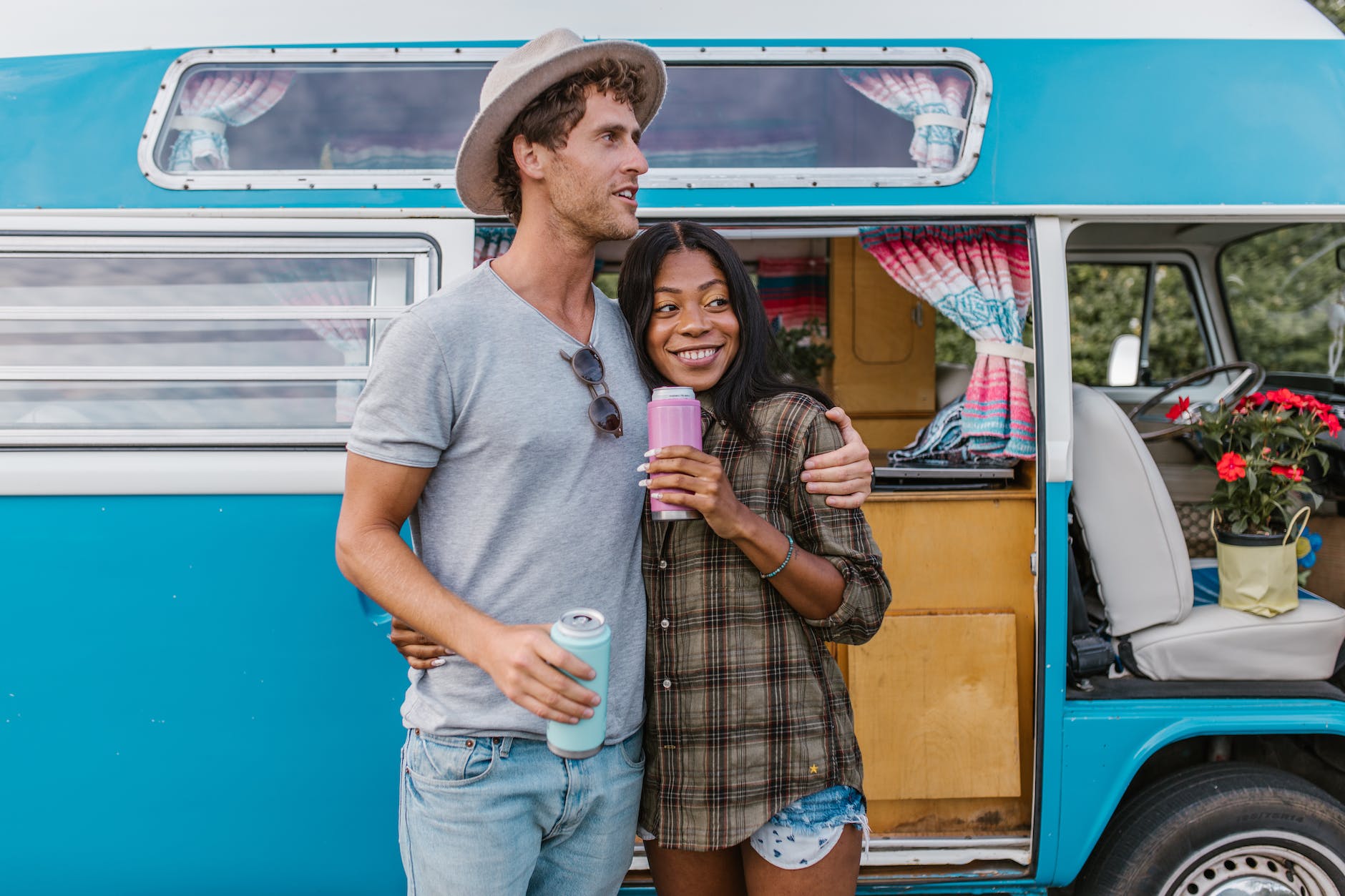 Interracial couple benefitting from matchmaking service in Houston